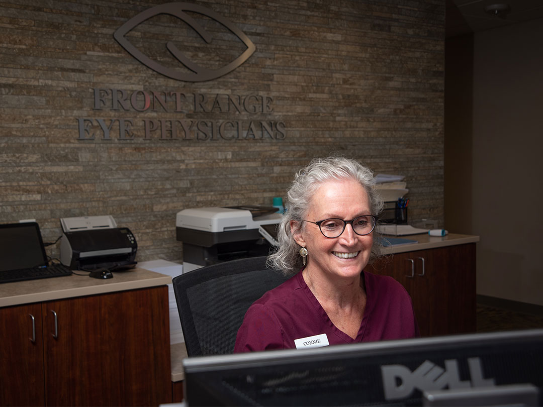 Longmont Eye Care Vision Center & Doctors Front Desk Photo