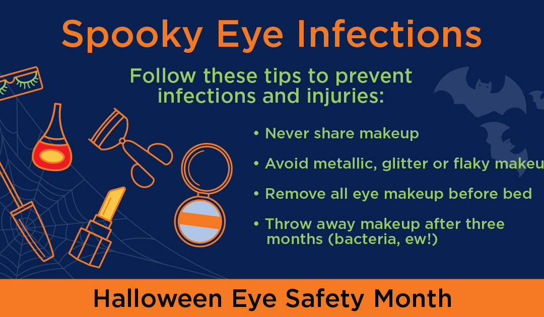 Longmont eye care physicians & vison center spooky eye infections graphic