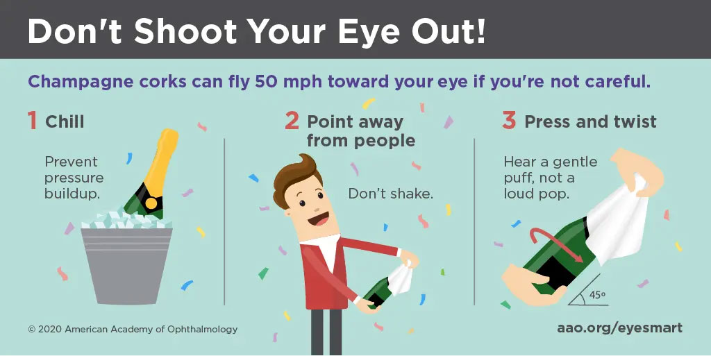 Don't Shoot Your Eye Out Infographic: Longmont Eye Care Center